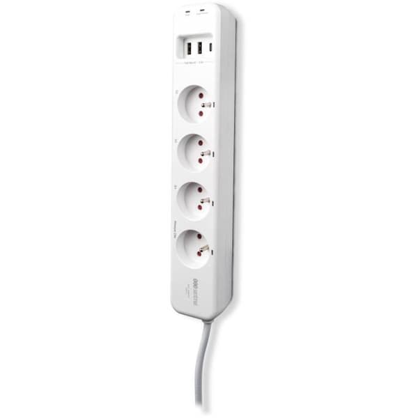 Tilsluttet strømskinne - SmartPlug Strip - SCS SENTINEL