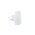 Miniatyrbillede 4 af 5: Sæt med 2 CHACON dominoer - 47002 - 2x16A med USB-A + USB-C - Hvid (FR)