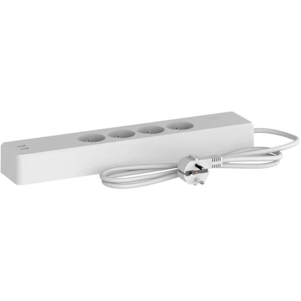 Älykäs jatkojohto - CALEX - 4-napainen BE / FR + 2 USB