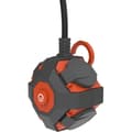 Miniatyrbillede 5 af 6: Power Globe - QUARX - IP44 - 4 stikkontakter, afbryder, 3m kabel