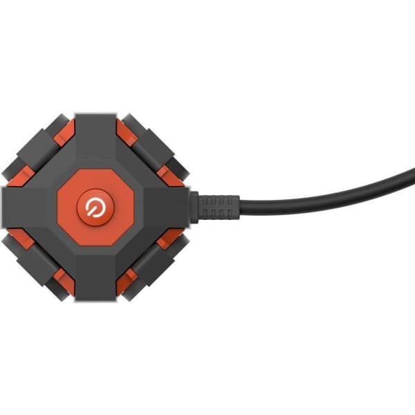 Power Globe - QUARX - IP44 - 4 stikkontakter, afbryder, 3m kabel