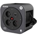 Pikkukuva 3 / 3: Kela - QUARX - S-Box - 12m, 3 x 16A pistorasiaa, USB Type A ja C