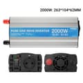Pikkukuva 2 / 2: Tehoinvertteri, puhdas sinimuotoinen aalto, kaksois-AC-ulostulot,220-230V  50hz, 12V, 2000W