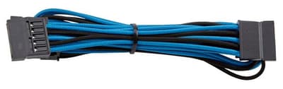 Corsair Premium Individually Sleeved SATA Cable Blue/Black