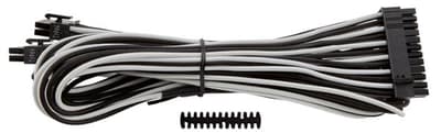 Corsair Premium Individually Sleeved ATX 24-pin Cable White/Black