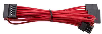 Corsair Premium Individually Sleeved SATA Cable Red