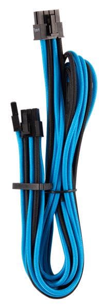 Corsair Premium Individually Sleeved PCIe cable, Type 4 (Generation 4), BLUE/BLACK