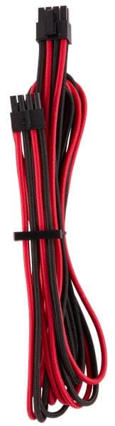 Corsair Premium Individually Sleeved EPS12V CPU cable, Type 4 (Generation 4), RED/BLACK