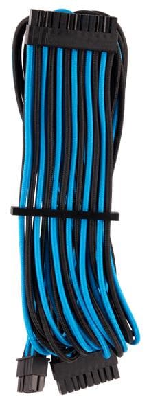 Corsair Premium Individually Sleeved ATX 24-pin, Type 4 (Generation 4), BLUE/BLACK