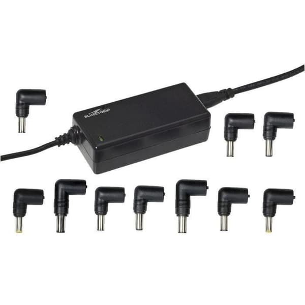 BLUESTORK Universal PC-laddare - 65W - 10 tips musta