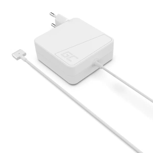 Nätladdare - AVIZAR - MagSafe 2 - 60W - Kompatibel MacBook Pro Retina 13'' - Vit