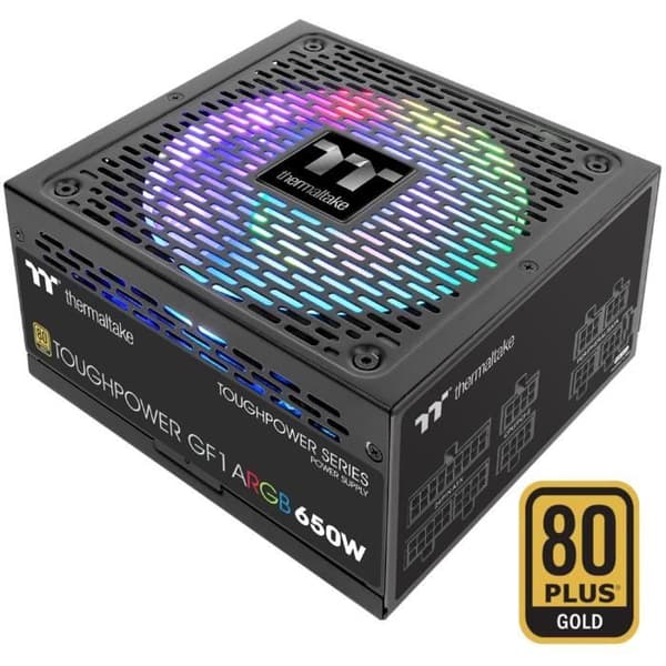 Thermaltake PS-TPD-0650F3FAGE-1 PC-strömförsörjning - 650 W ATX Svart