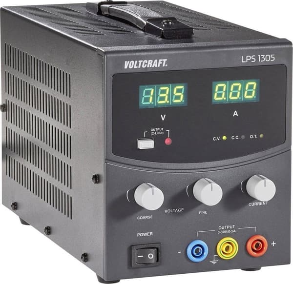 VOLTCRAFT LPS1305 Lab strømforsyning, justerbar 0 - 30 V/DC 0 - 5 A 150 W Antal udgange 1 x