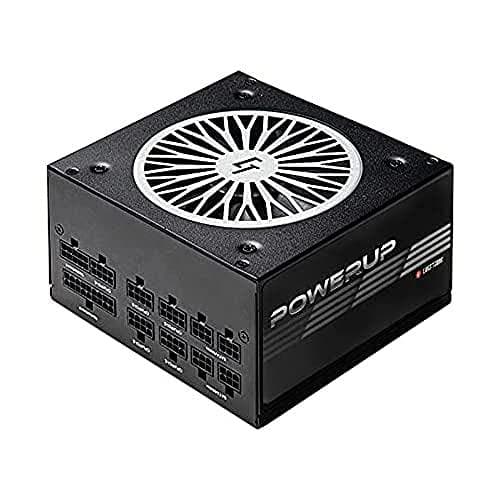 Chieftronic PowerUp Series 650W - PSU (intern) - ATX12V 2,53 - 80 PLUS Guld - AC 100-240V - 650 Watt - aktiv PFC Sort