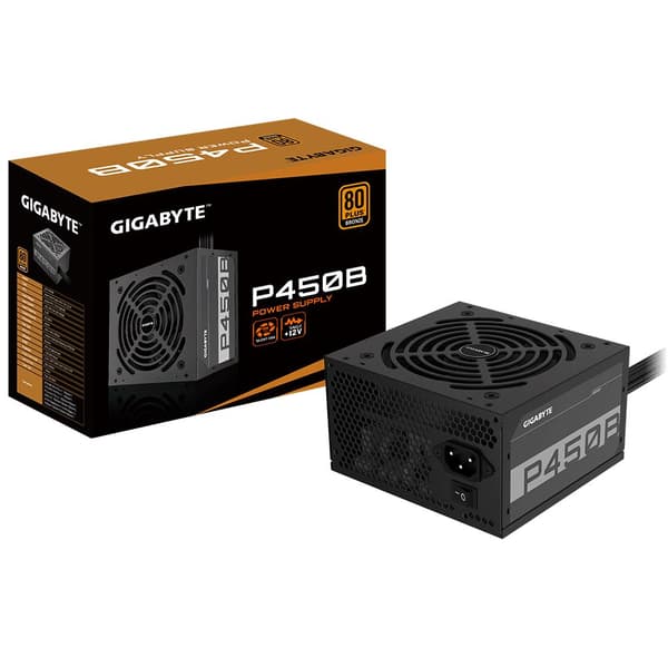 Gigabyte P450B - PSU (intern) - ATX12V 2.31 - 80 PLUS Bronze - AC 100-240V - 450 Watt - aktiv PFC