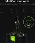 Miniatyrbillede 2 af 7: GRØN CELLE 24V| Spændingsomformer til 24V til 220V/230V, 300W (kontinuerlig) Modificeret sinusbølge