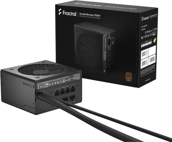 Fractal Design Anode Strømforsyning 750 W ATX Sort (FD-P-AA1B-750-EU)