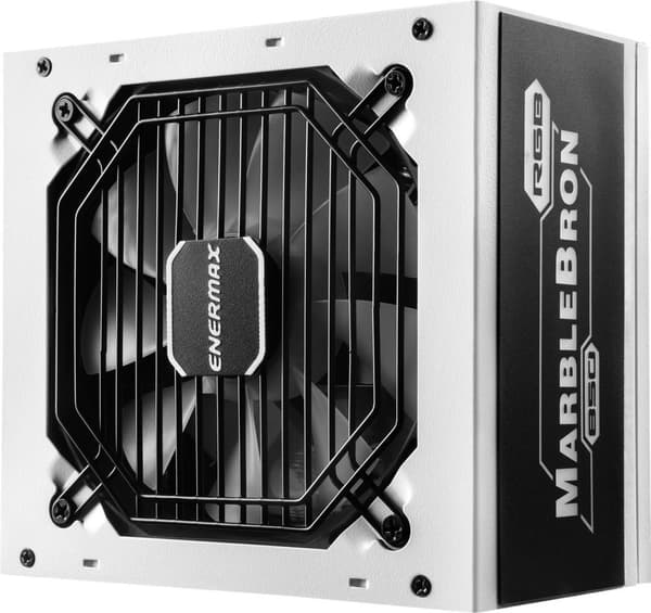 Enermax MarbleBron EMB850EWT-W-RGB - PSU (intern) - ATX12V 2.3/ EPS12V - 80 PLUS Bronze - AC 100-240 V - 850 Watt - aktiv PFC - hvid Sort, Hvid