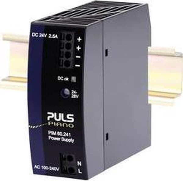 PULS DIN-kiskovirtalähde 24 V/DC 60 W