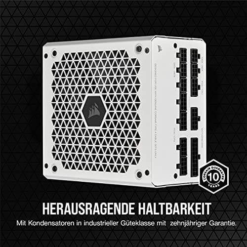 CORSAIR RM White Series RM850 - PSU (intern) - ATX12V 2.4/ EPS12V - 80 PLUS Guld - AC 100-240V - 850 Watt - Europa - vit
