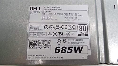 Dell nätaggregat 685W, K8CDY