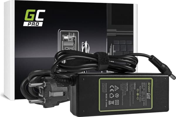 Green Cell AD26AP strømadapter/inverter Indendørs 75 W Sort Sort