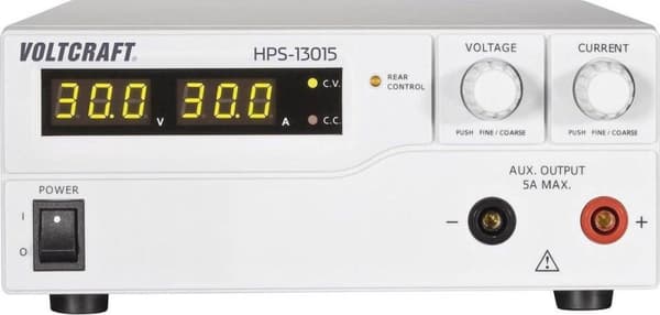 VOLTCRAFT HPS-13015 Lab strømforsyning, justerbar 1 - 30 V/DC 0 - 15 A 450 W Fjernbetjening Antal udgange 1 x