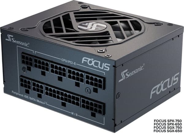 Seasonic Focus SGX-750 (2021) - Strømforsyning - SFX - 750 Watt - 80 PLUS Guld