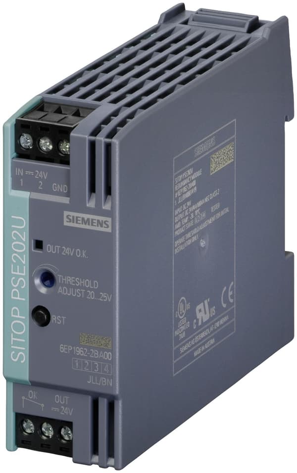 Siemens DIN-skinne redundansmodul (DIN-skinne) 6EP1962-2BA00 40 A Antal udgange: 1 x (6EP1962-2BA00)