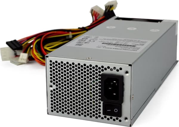 FANTEC NT-2U40E strømforsyning 400W ATX/EPS til 2U og 3U hus 100V-240V AC Aktiv PFC MTBF over 100.000 timer 70mm blæser (2475) Stål
