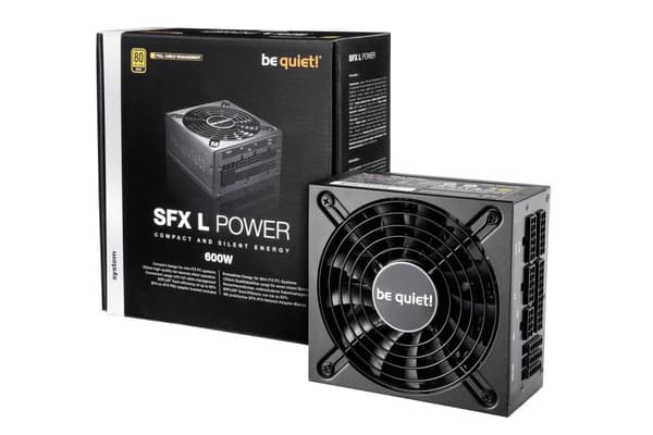 Vær stille! SFX L Power 600W PC Power Supply Fan BN239