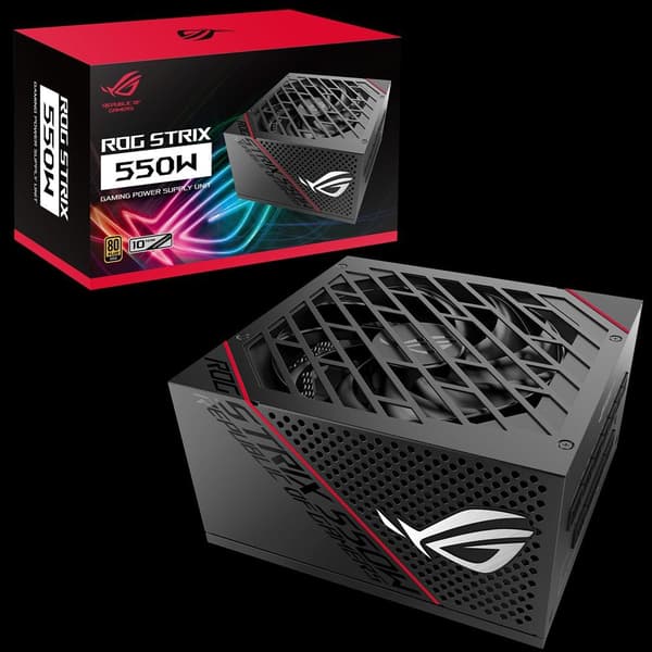NEZ Asus ROG STRIX 550G strömförsörjning Svart