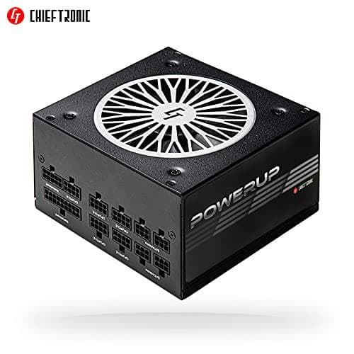 Chieftronic PowerUp Series 550W - PSU (intern) - ATX12V 2,53 - 80 PLUS Guld - AC 100-240V - 550 Watt - aktiv PFC