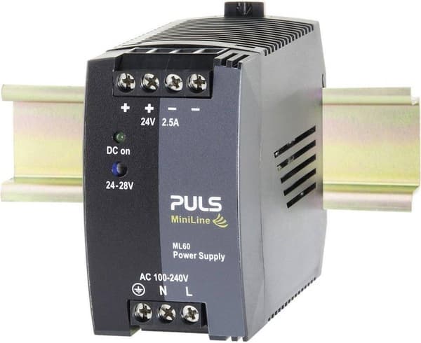 PULS MiniLine ML60.241 DIN-kiskovirtalähde 24 V/DC 2,5 A 60 W 1 x