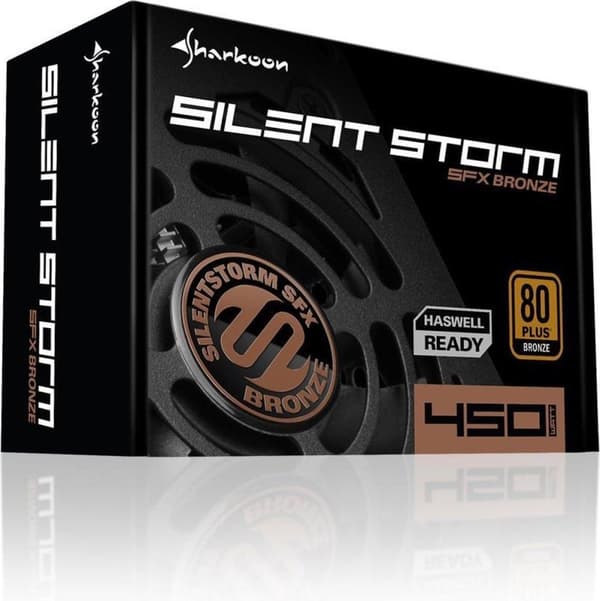 Sharkoon SilentStorm SFX Bronze strømforsyningsenhed 450 W Sort