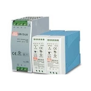 PLANET 60W 24 V DC-strømforsyning PLANET Industriel Din-Rail-strømforsyning, 60W, 24V DC Single Output, -10 ~ 60 grader C (PWR-60-24) Blå, Hvid