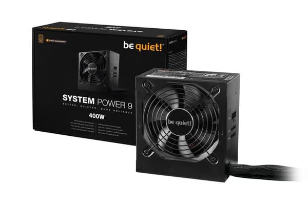 Vær stille! System Power 9 ATX PC strømforsyning 400W cm | BN300 sort med kabelstyring