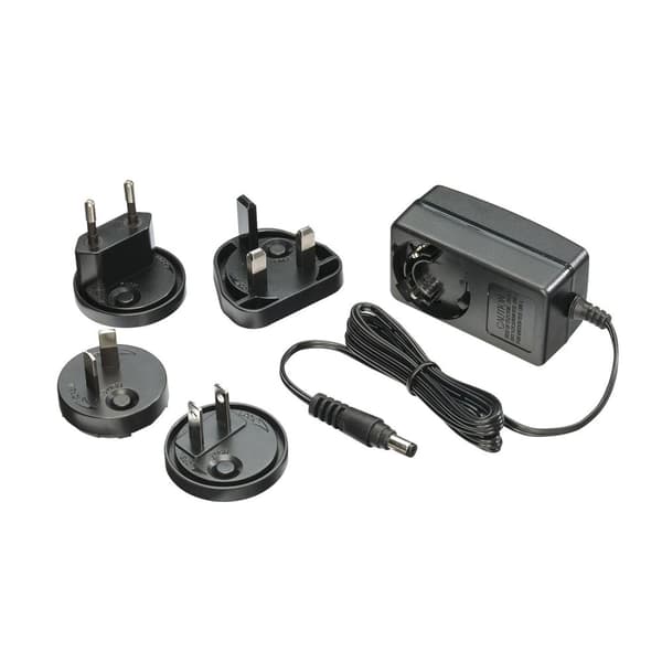 LINDY 73849 9VDC 2A multi-country strømforsyning, 5,5/2,1 mm Sort