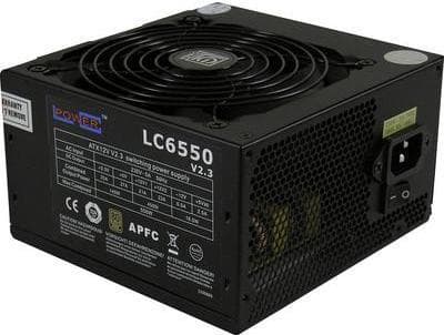 LC Power Super Silent Series LC6550 V2.3 - PSU (intern) - ATX12V 2.3 - 80 PLUS Brons - AC 230V - 550 Watt - aktiv PFC