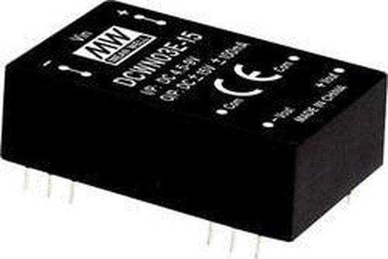 Middelbrønd DCWN03E-15 DC/DC konverter modul 100 mA 3 W Antal udgange: 2 x (DCWN03E-15)