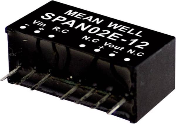 Mean Well SPAN02B-05 DC/DC konverter modul 400 mA 2 W Antal udgange: 1 x