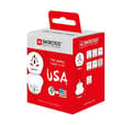 Miniatyrbillede 5 af 6: SKROSS World to USA Adapter - Strømstikadapter - AC 100-250V - 15A - hvid - USA