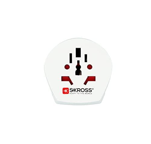 SKROSS World to USA Adapter - Strømstikadapter - AC 100-250V - 15A - hvid - USA