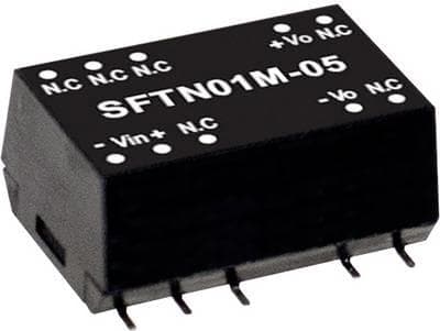 Mean Well SFTN01M-12 DC-konvertermodul 84mA 1W Antal udgange: 1 x