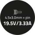 Miniatyrbillede 2 af 7: Qoltec 50051.65W.HP strømadapter/inverter Indendørs Sort