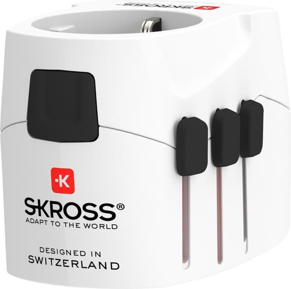Skross 1302470 Rejsestik Pro Light USB (2xA) -Verden