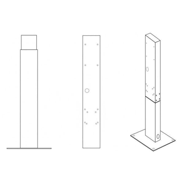 Green Cell GC EV Stand Mount för Wallbox Elbil Laddningsstationer - 5907813968051