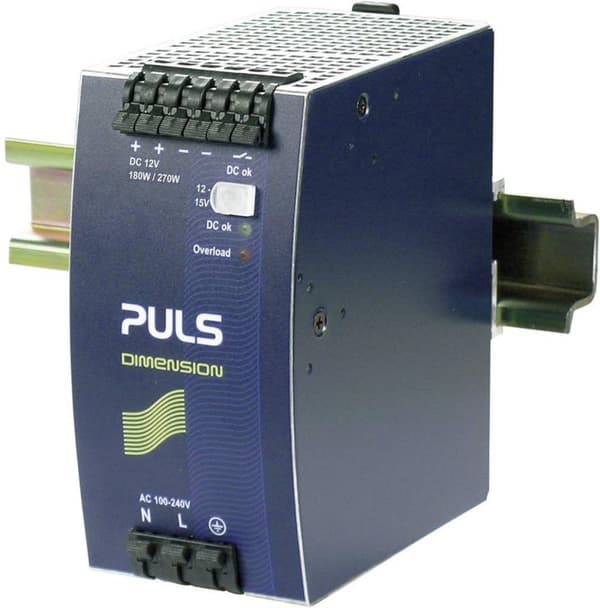 PULS DIN-kiskovirtalähde (DIN-kisko) MITTA QS10.121 12 V/DC 15 A 180 W 1 x (QS10.121)