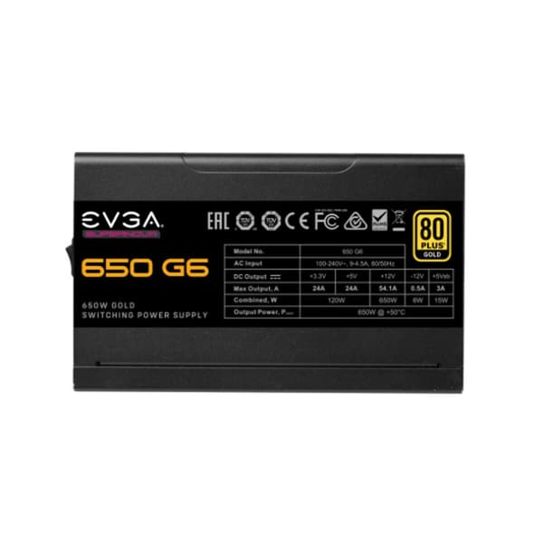 Strømforsyning Evga Supernova 650 G6 650 W