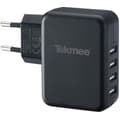 Miniatyrbild 3 av 4: USB Väggadapter - TEKMEE - TEKMEE Väggadapter 4 Porter - Snabbladdning - 30W - 6A